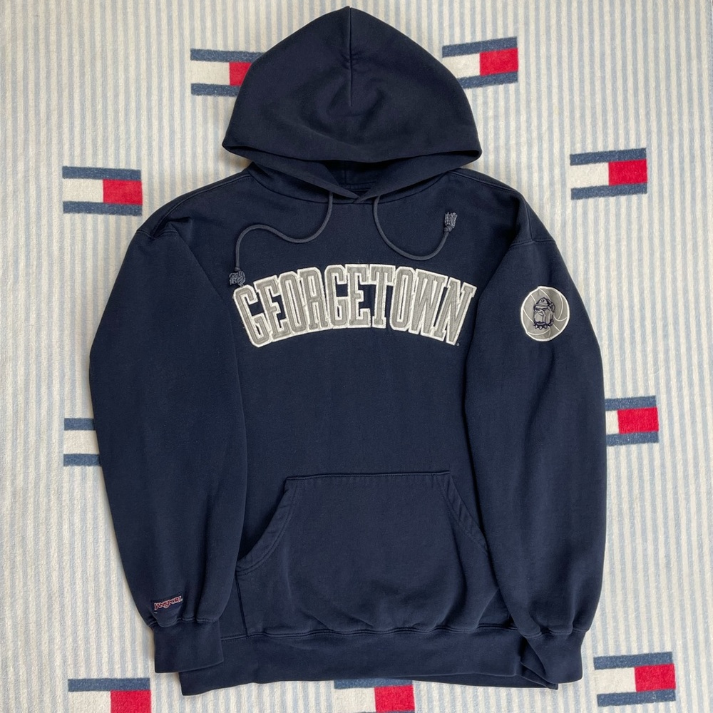 Vintage Jansport Georgetown Hoyas basketball hooded sweatshirt